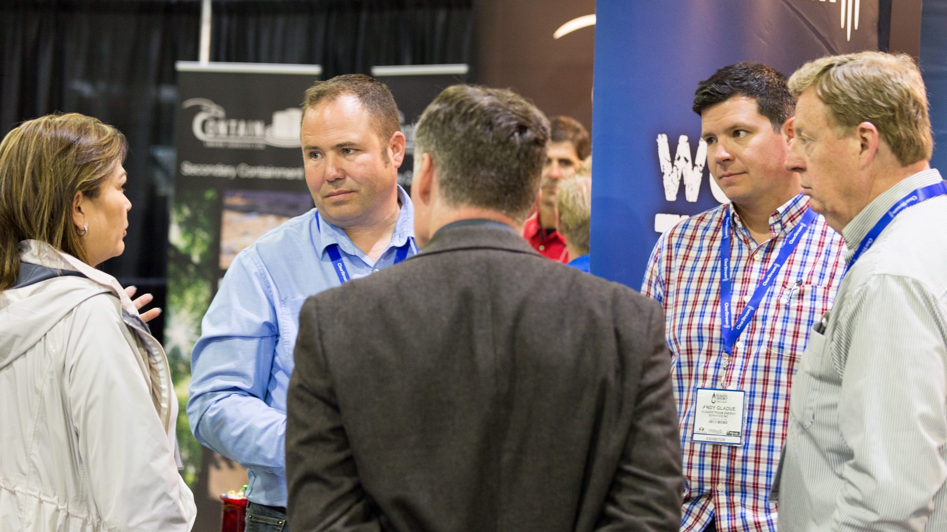 Industry professionals networking at the BOAGS Oil and Gas Show
