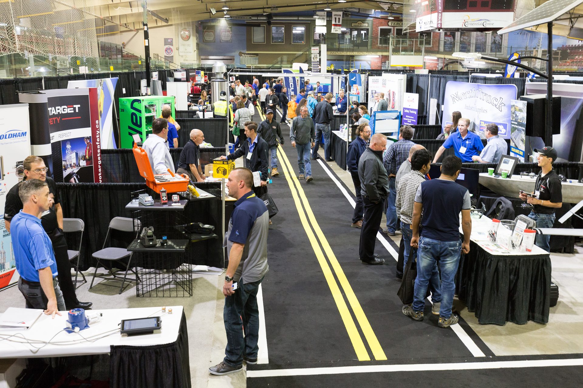 Bonnyville Oil and Gas Show floor packed with exhibitors and visitors